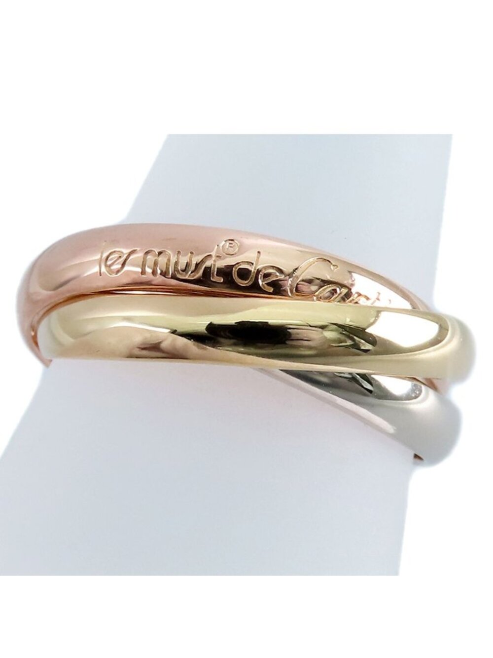 Cartier Trinity Ring Three Color Gold MM Classic